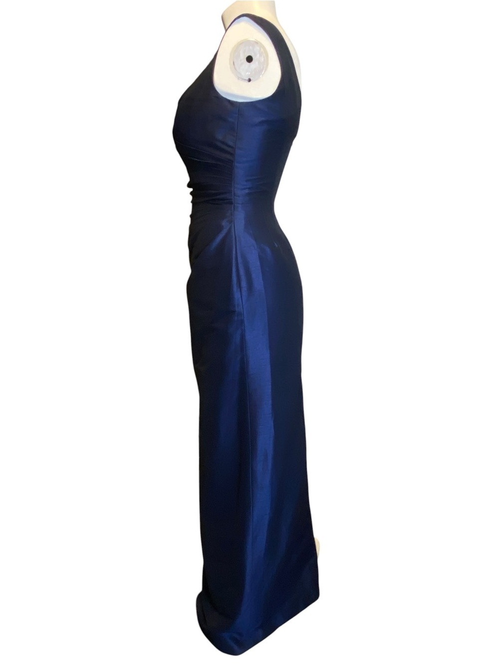 Alfred Sung Dark Blue Evening Dress Women’s Size 10 - Picture 3 of 15